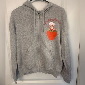 Strawberry Shortcake Hybrid Apparel Gray Hoodie